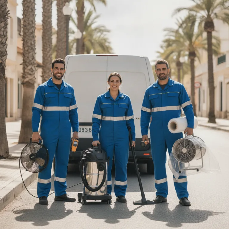 Restauración de Daños Por Agua equipo en Javea
